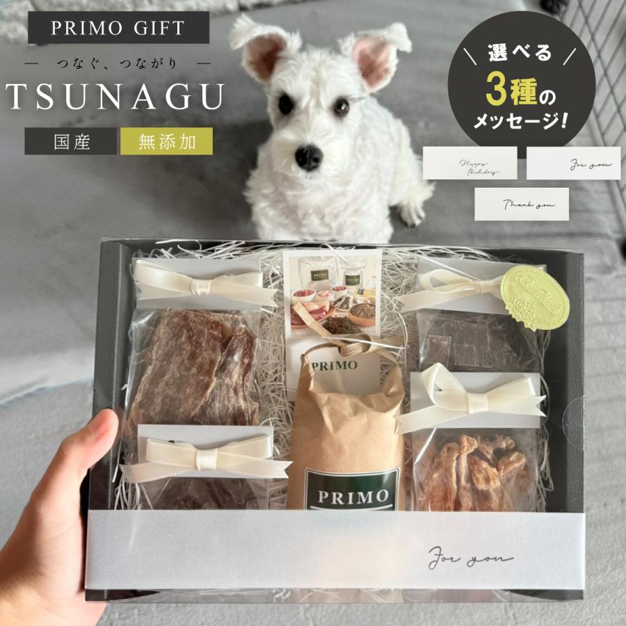 ギフトセット TSUNAGU 犬 プレゼント 誕生日 お祝い 選べるメッセージ