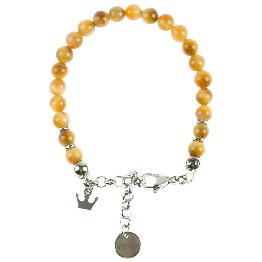 新品即決 おしゃれ 個性的 高品質 リストバンド ティ D Este Bracelet Occhio Di Tigre Chiaro Yellow 1ac 時間指定不可 Raloffshore Com