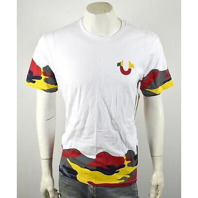 魅了 メンズファッション トゥルーレリジョン メンズ True Religion Brand Jeans Men S Camo Tipped Crew Tee Shirt Top 保障できる Kslcity Com My