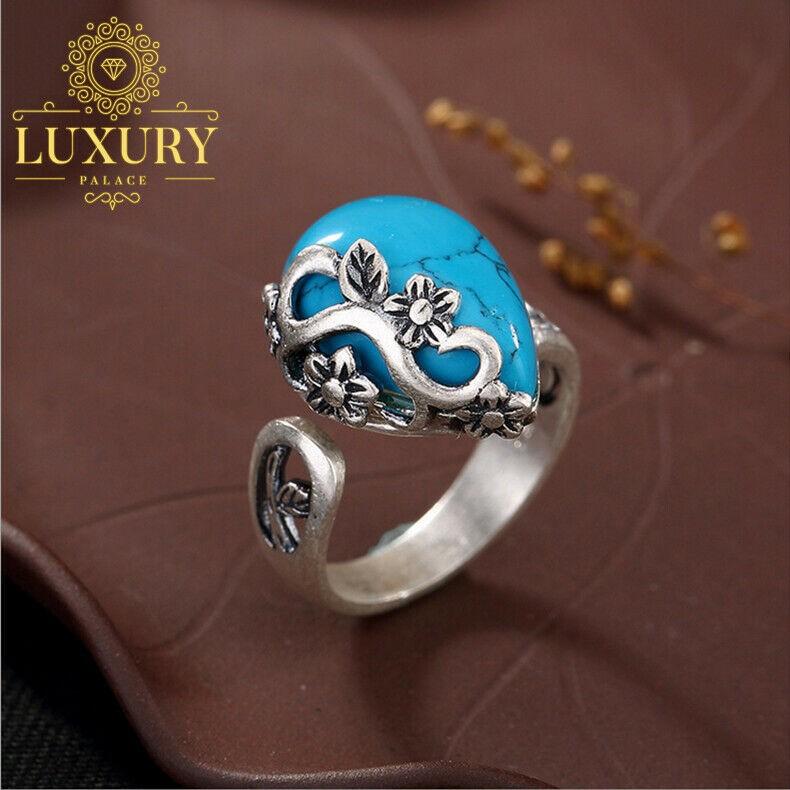 Sale 30 Off おしゃれ 高品質 リング 指輪 ジェムストーン パレス Turquoise 990 Silver Plum Flower Open Rings K Import Store Naia 通販 Yahoo ショッピング 早割クーポン Skylanceronline Com