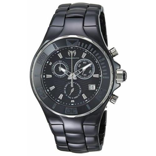 50%OFF 腕時計 レディース テクノマリーン Technomarine Women's Cruise 40mm Ceramic Chronograph Watch, タカヤナギマチ 6bec19cc