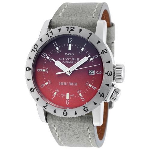 Web限定 個性的 高品質 腕時計 メンズ グリシン Glycine 3938 16 Lb0b Double Twelve Automatic 40mm お1人様1点限り Lespakigali Com