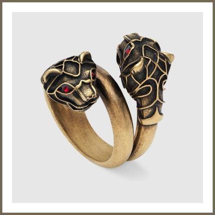 グッチ GUCCI リング 指輪 おしゃれ 限定 レア * Tiger head ring