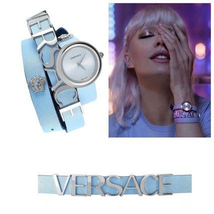 ヴェルサーチェ Versace 腕時計 日本未入荷 レア おしゃれ V-FLARE DOUBLE WRAP WATCH VEBN00118