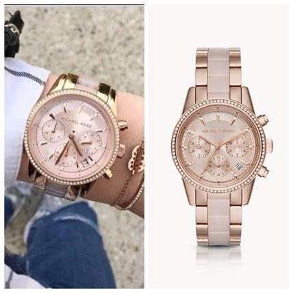 マイケルコース Michael Kors 腕時計 日本未入荷 レア おしゃれ Ritz パヴェ Watch MK6307