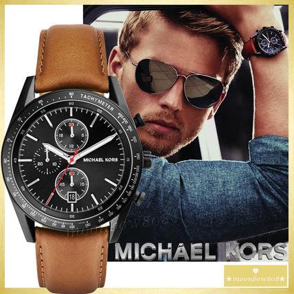 マイケルコース Michael kors メンズ 腕時計 おしゃれ レア Accelerator クロノグラフ