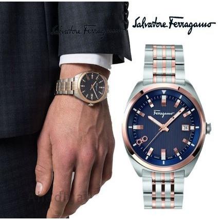 フェラガモ SALVATORE FERRAGAMO 腕時計 おしゃれ 限定 レア エボリューションツートン