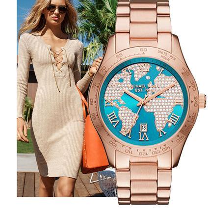 マイケルコース Michael Kors 腕時計 おしゃれ 限定 レア ローズゴールド-Tone Bracelet