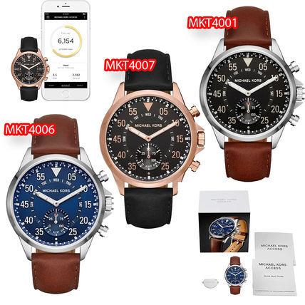 マイケルコース Michael Kors 腕時計 おしゃれ 限定 レア MK Access Gage Leather Hybrid Smartwatch 3色