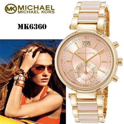 国内外の人気！ おしゃれ 腕時計 Kors Michael マイケルコース 限定 MK6360 ピンクxゴールド 大人気 レア 腕時計