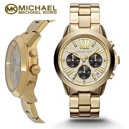 マイケルコース Michael Kors 腕時計 おしゃれ 限定 レア 激安価格 Bradshaw Gold-Tone Chronograph Watch MK6569
