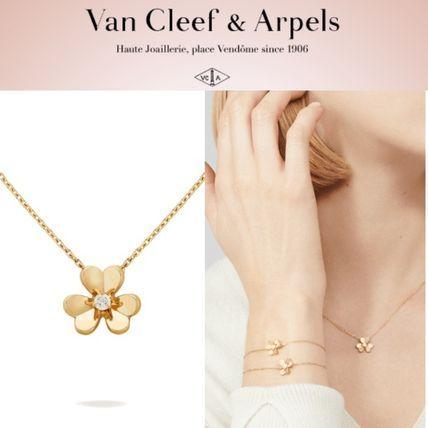 ヴァンクリーフアンドアーペル Van Cleef&Arpels ネックレス 海外限定 フリヴォル ペンダント ミニモデル ゴールド :YBU