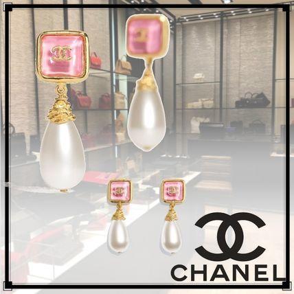 当店の記念日 ピアス シャネル おしゃれ ピンクのccロゴ パール ビジュー 日本入手困難 海外限定 ピアス Chanel シャネル レア レディースアクセサリー Tomartrust Org
