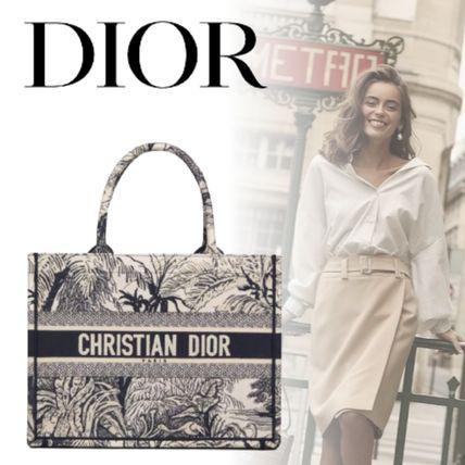 【訳あり】 TOTE BOOK レア おしゃれ Dior 【価格交渉可能です】ディオール トワル パームズ ドゥイ ジュ トートバッグ