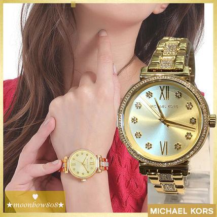 MICHAEL KORS マイケルコース SOFIE フラワー パヴェクリスタル