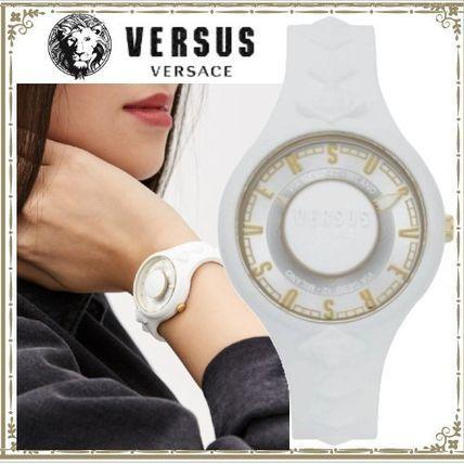 VERSUS VERSACE ヴェルサーチェ ホワイトラバー腕時計 Tokai