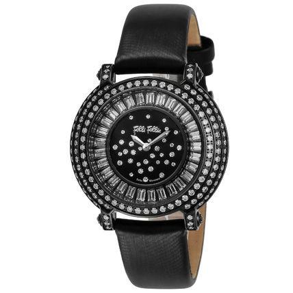 Folli Follie フォリフォリ レディース腕時計 WF0E054SSK-BK