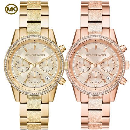 流行 MICHAELKORS マイケルコース Women's Ritz Chronograph 腕時計 腕時計