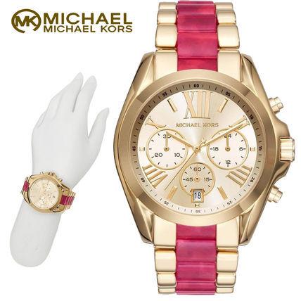 MICHAELKORS マイケルコース Gold Sangria Women's Ritz Acetate Bracelet 腕時計