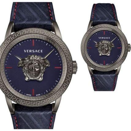 VERSACE ヴェルサーチェ メンズ メデューサ 革 時計 2(57252円)