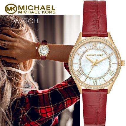Michael Kors マルケルコース Lauryn Crystal Mother of Pearl Dial MK2756