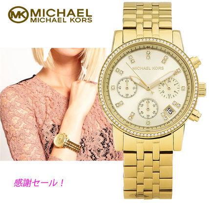 Michael Kors マルケルコース GOLD RUNWAY CHRONOGRAPH MK5698