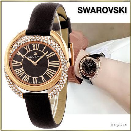 Swarovski スワロフスキー DUO BLACK LEATHER STRAP WATCH : ybu-20220911205339-h2wg :  Import store NAIA - 通販 - Yahoo!ショッピング