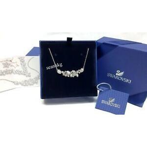 スワロフスキー Swarovski ネックレス おしゃれ 限定 レア Diapason Medium Necklace Clear Crystal Authentic Adjustable 5146738