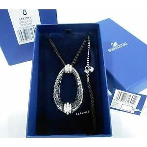 スワロフスキー Swarovski ネックレス おしゃれ 限定 レア Teodora Pendant, Graphic Design Crystal Authentic MIB - 1181391