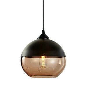 新品未開封です おしゃれ シーリングライト 照明 Modern Amber Glass Pendant Light Hand Blown Hanging Lamp Living Room Fixture