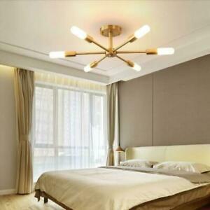 総合ランキング1位 おしゃれ シーリングライト 照明 Modern Glass Sputnik Ceiling Light Semi Flush Mount Chandelier Fixture 6/8Lights