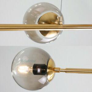 春夏新登場 おしゃれ シーリングライト 照明 Modern 4-Lights Linear Bubble Chandelier Glass Ball Ceiling Pendant Lamp Fixture