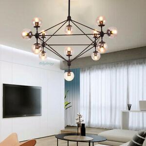 おしゃれ シーリングライト 照明 Modern 15 Light Modo LED Chandelier Glass Globe Pendant light Living Room Lamp