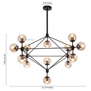 安い特注 おしゃれ シーリングライト 照明 Modern 15 Light Modo LED Chandelier Glass Globe Pendant light Living Room Lamp