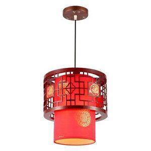 おしゃれ シーリング ライト 照明 Chinese Style Wooden Teahouse Ceiling Pendant Lamp Dining Room Pendant Lights