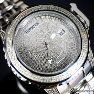本物 おしゃれ 腕時計 New Watch 47mm Steel Automatic Pave Diamond CTW 2.96 II Noma Subaqua Invicta インヴィクタ インビクタ 腕時計