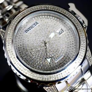 おしゃれ 腕時計 インビクタ インヴィクタ Invicta Subaqua Noma II 2.96 CTW Diamond Pave Automatic Steel 47mm Watch New