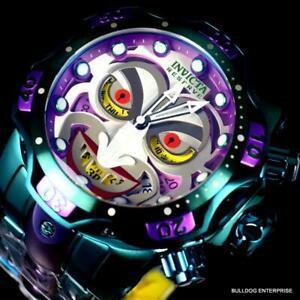 おしゃれ 腕時計 インビクタ インヴィクタ Invicta Reserve Venom DC Comics Joker Green Steel 52mm Swiss Mvt Watch New