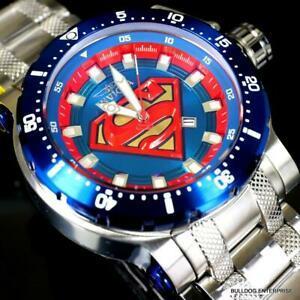 おしゃれ 腕時計 インビクタ インヴィクタ Invicta Dc Comics Superman Koalition Streitkrfte 52mm Edelstahl Le Uhr Neu