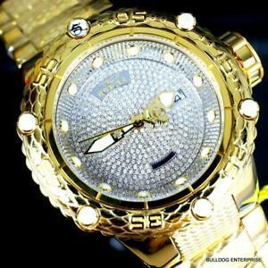 アウトレット 正規品 安い おしゃれ 腕時計 インビクタ インヴィクタ Invicta Subaqua Noma Vi 1 81 Ctw Diamond Gold Plated Automatic Watch New 激安通販 Fondationtns Org