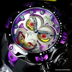 おしゃれ 腕時計 インビクタ インヴィクタ Invicta DC Comics Joker Venom Black Purple Swiss Mvt Chronograph 52mm Watch New(32530円)
