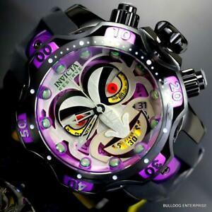 【初期/レア】 おしゃれ 腕時計 インビクタ インヴィクタ Invicta DC Comics Joker Venom Black Purple Swiss Mvt Chronograph 52mm Watch New 【LWH9036609622】(32530円)