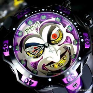 【初期/レア】 おしゃれ 腕時計 インビクタ インヴィクタ Invicta DC Comics Joker Venom Black Purple Swiss Mvt Chronograph 52mm Watch New 【LWH9036609622】(32530円)