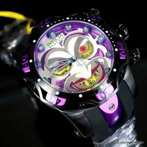 【初期/レア】 おしゃれ 腕時計 インビクタ インヴィクタ Invicta DC Comics Joker Venom Black Purple Swiss Mvt Chronograph 52mm Watch New 【LWH9036609622】(32530円)