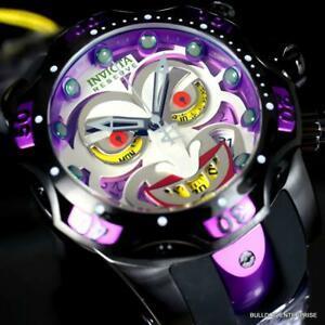 【初期/レア】 おしゃれ 腕時計 インビクタ インヴィクタ Invicta DC Comics Joker Venom Black Purple Swiss Mvt Chronograph 52mm Watch New 【LWH9036609622】(32530円)