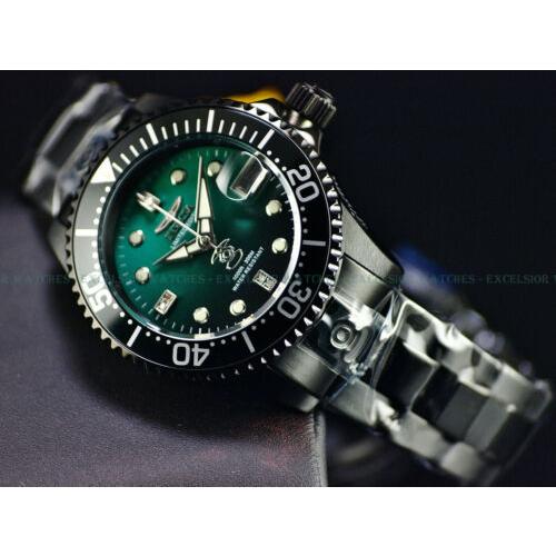 Invicta インヴィクタ レディース 300 Ltd. Ed ダイヤモンド グランド ダイバー 自動巻き フェード ダイヤル ブラック 腕時計