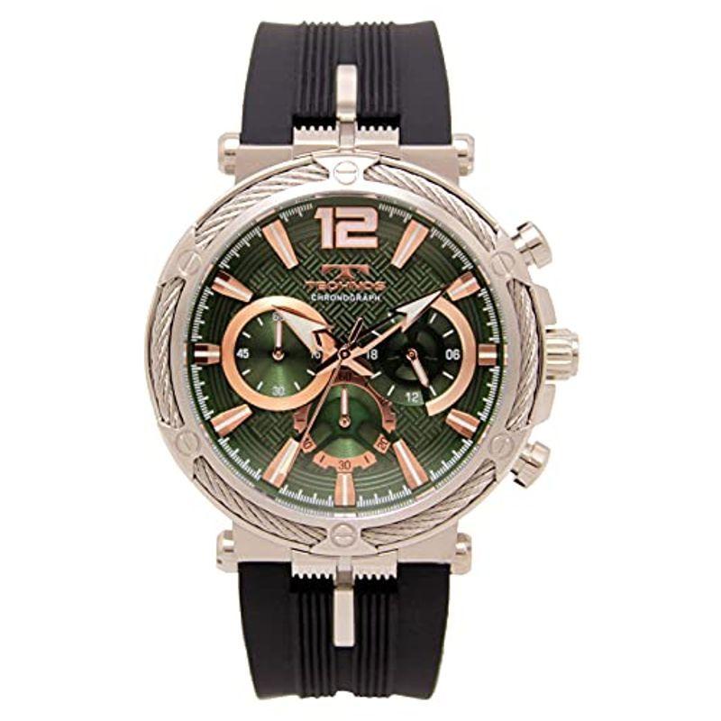 期間限定特別価格 テクノス 腕時計 T8B13SM メンズ ブラック 腕時計