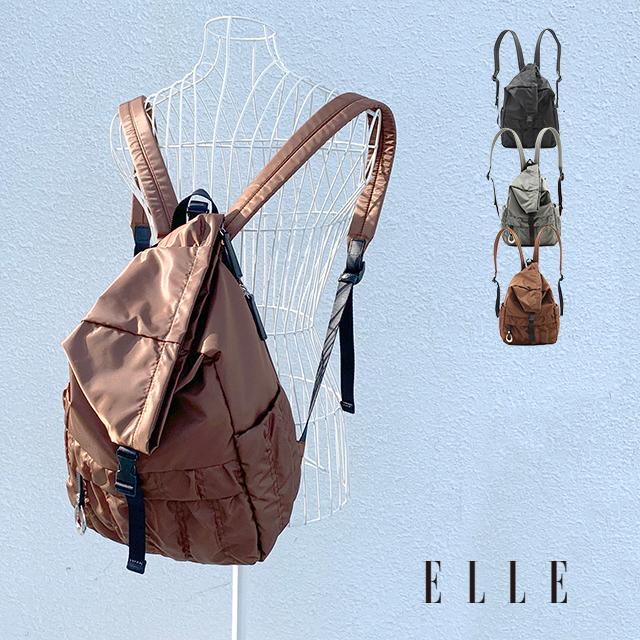 ELLE エル リュック レディースバッグ クシュクシュ 6431803 : 6431803