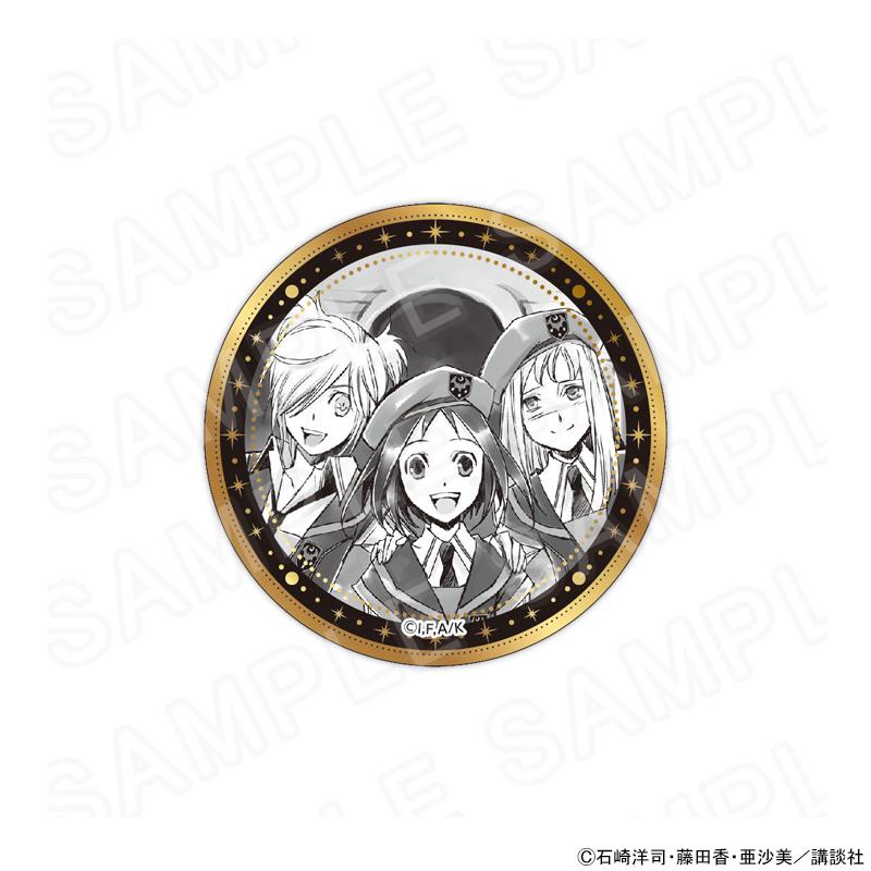 黒魔女さんが通る!! 缶バッジ(モノクロver.) ※ブラインド販売 グッズ