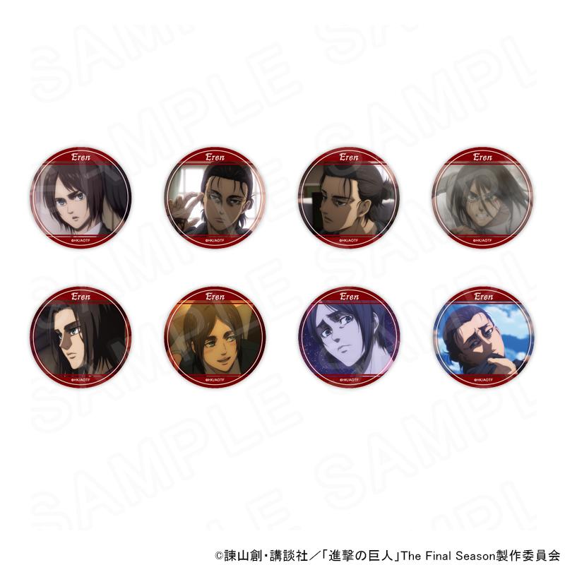 進撃の巨人 エレン 缶バッジ Anique Shop JAPAN